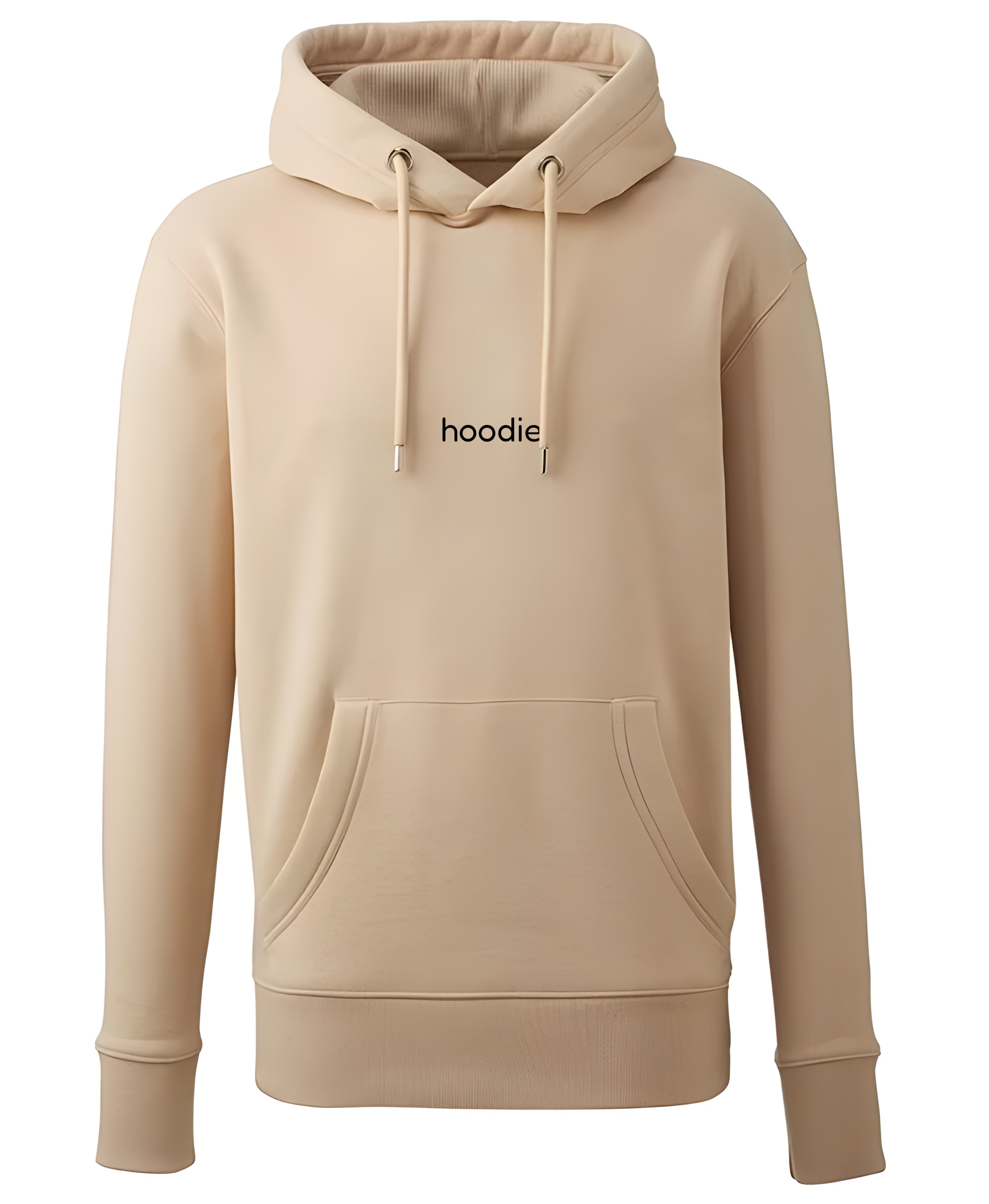 simple. hoodie. waffle. desert-sand.